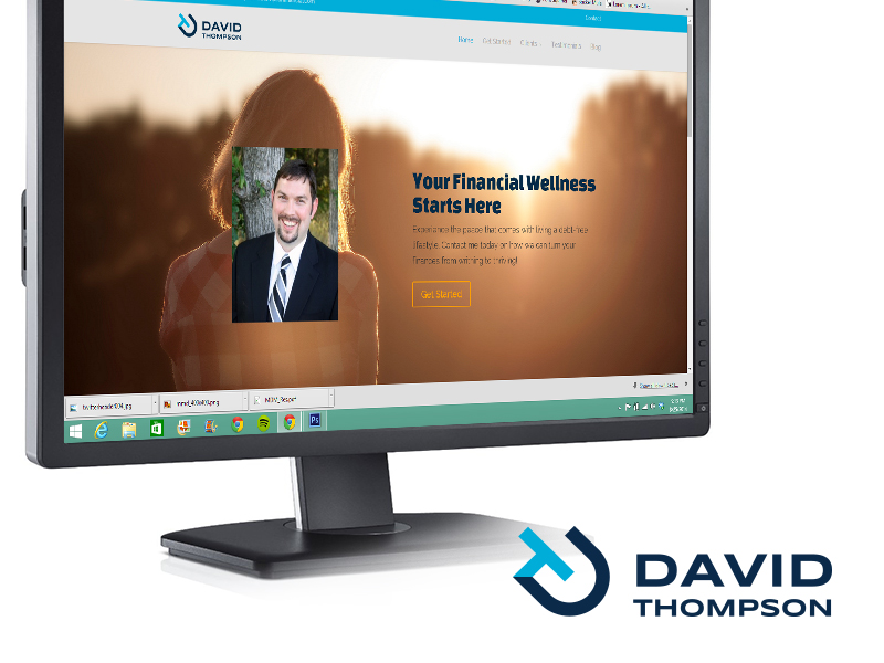 David Thompson Financial Website and Logo